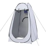 TUKAILAI Camping Toilettenzelt Duschzelt Pop Up Umkleidezelt Privatsphäre Toilette Umkleidekabine Lagerzelt Mobile Outdoor WC Zelt für Camping & Beach, mit Tragetasche 120 x 120 x 190 cm grau