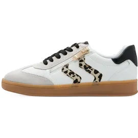 Marco Tozzi Sneaker Damen Weite E White/Leo 39