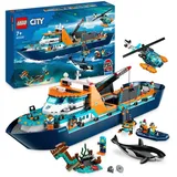 LEGO® Arktis-Forschungsschiff (60368), LEGO® City Konstruktionsspielsteine, (815 St), Made in Europe bunt