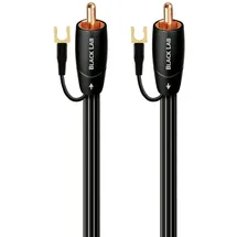 AudioQuest Black Lab Cinch-Audiokabel, Schwarz, Audiokabel (RCA, RCA, Kupfer, 3 m, schwarz)