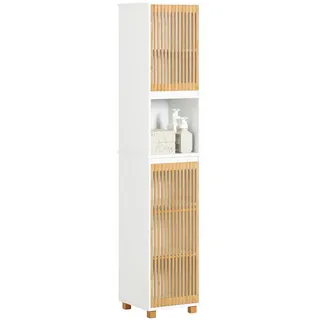 SoBuy Hochschrank Weiß