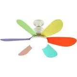 Kleiner Deckenventilator Mit Beleuchtung, E27, 40 Watt, Kleiner, Multifunktionaler, Leiser Deckenventilator Für Das Schlafzimmer