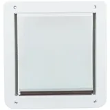 Trixie 2-Wege Freilauftür für Hunde M bis XL, weiß