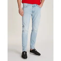 Skinny-fit- »Simon Skinny  Slim«, mit Logoprägung, Gr. 34 - Länge 34, Denim Light, , 73002736-34 Länge 34