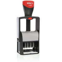 Colop Classic 2100/4 Datumstempel deutsch Rot Schwarz 4 mm