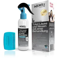 Nitwits Läusespray für Kinder – Effektive Behandlung gegen Kopfläuse & Nissen | Mit Dimeticon | 120ml läuseshampoo