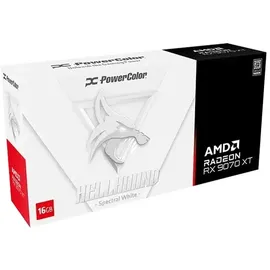 PowerColor Hellhound Spectral White OC 16GB GDDR6 HDMI, 3x DP (RX9070XT 16G-L/OC/WHITE)