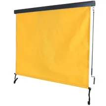 Mendler Vertikalmarkise 250 x 180 cm Gelb Stoff