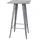Mendler Stehtisch HWC-A73 105 x 60 x 60 cm Grau