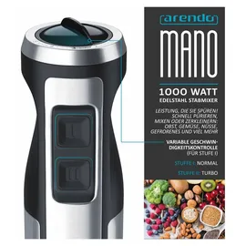 Arendo Edelstahl Pürierstab Stabmixer