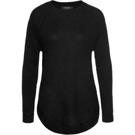 Aniston CASUAL Rundhalspullover Schwarz 36