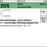 Hörger & Geßler Rundstahlbügel DIN 3570 A 228/NW 200 feuerverzinkt 5 Stück