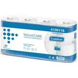 Velvet Comfort Toilettenpapier 8 Rollen - 2-lagig, 100% Zellulose, Weiß