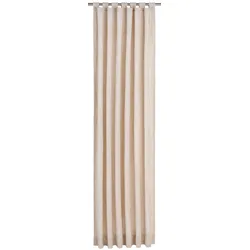 Vorhang WIRTH "Trondheim 234 g/m2" Gr. 8, beige (natur), B:172cm H:160cm, Chenille, Polyacryl, Gardinen