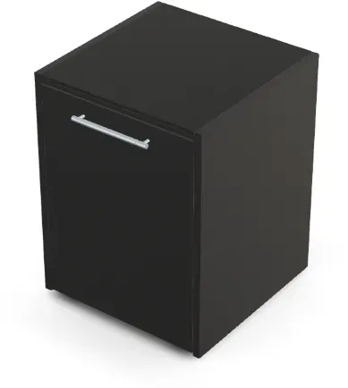 Brabura CT 60 Arbeitsmodul - Nero Zimbabwe / Anthrazit / Silberner Griff