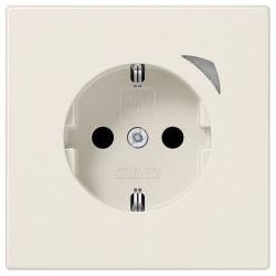 JUNG HOME SCHUKO® Steckdose, Safety+, weiß