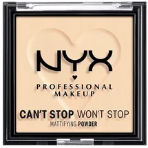NYX Professional Makeup Can't Stop Won't Stop Mattifying Powder mattierendes Puder Farbton 01 Fair