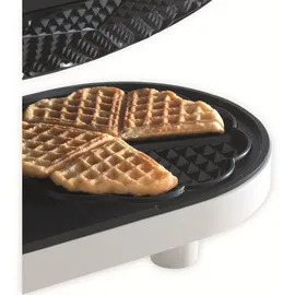 TREBS Doppelherzwaffeleisen Weiß
