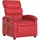 vidaXL Massagesessel mit Vibrationsfunktion Kunstleder 92 x 99,5 x 0 cm Rot