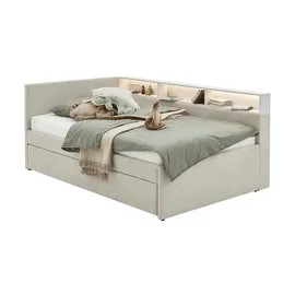 Möbel Kraft Polsterbett 112 x 210 cm Beige