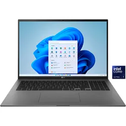 LG Business-Notebook "Gram 17" Ultralight Laptop, 16GB RAM, 1TB SSD, Windows 11 Home", grau, 16 GB RAM 1000 GB SSD, Core Ultra 7, Windows 11 Home, Notebooks