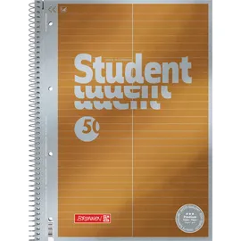 Brunnen Collegeblock Student Vokabeln Lineatur 53 liniert DIN A4 ohne Rand, 1 Block