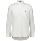 GANT Regular Fit Oxford-Hemd, Weiß, S