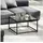 Homcom Couchtisch-68L x 68B x 39H cm-Schwarz | Gr.: onesize