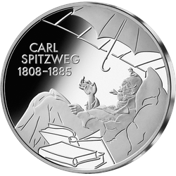 Der Jahressatz in der höchsten Prägequalität Polierte Platte (PP) im Präsentationsfolder"
