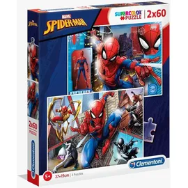 CLEMENTONI Puzzle Spiderman 2x60st. Boden