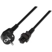 AISENS Stromkabel Schwarz 1,5 m CEE7/7 C5-Koppler