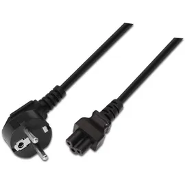 AISENS Stromkabel Schwarz 1,5 m CEE7/7 C5-Koppler
