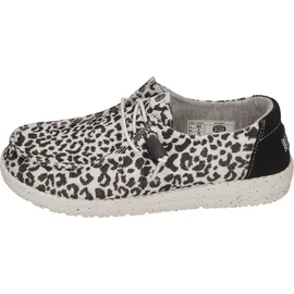 HEYDUDE Wendy Leopard Damen Schwarz 40