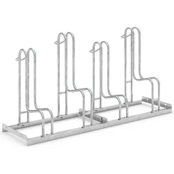Hochwertiger Fahrradständer Standparker 4054 | Sicherer Radständer auch für Mountainbikes & E-Bikes | einseitig, für 4 Fahrräder | Stahl verzinkt