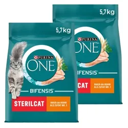 Purina ONE BIFENSIS Sterilcat Huhn 2x5,7 kg