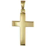 trendor 08610 Kreuz Anhänger für Damen und Herren 585 Gold 21 mm