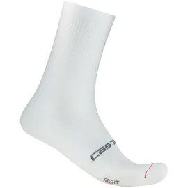 Castelli Espresso 18 Fahrradsocken 2 Paar Weiß 43-46
