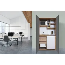 Respekta Peter Glaskeramikkochfeld links grau