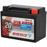 CARTEC Gel Motorradbatterie YB4L-B 4Ah 56A