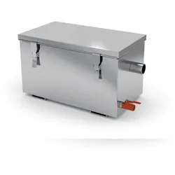 Fettabscheider 180 Liter; Schlammfang 45 Liter, Fettabscheideraum 135 Liter