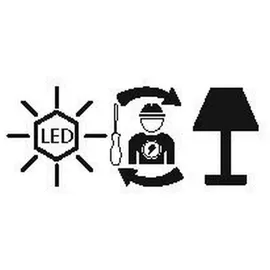 EGLO Siderno 8,3 W 900 lm 4000 K Silber/Weiß 35 cm