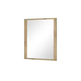 Sconto Spiegel 75 x 85 cm Yambio ¦ holzfarben ¦ Glas, Aluminium, Holzwerkstoff ¦ Maße (cm): B: 75 H: 85 T: 3