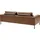Musterring 3-Sitzer Leder braun