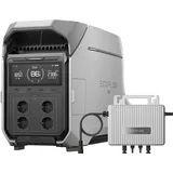 EcoFlow Delta Pro 3 tragbare Powerstation 4096Wh, 0% VAT WLAN Stream Mikrowechselrichter 800W, LiFePO4-Batterie, 4000W AC Ausgängen, erweiterbar auf 12kWh, für Zuhause, Stromausfall, Reise, Camping