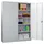 Stier Flügeltürenschrank Zink 1950x1500x400 mm grau