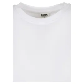 URBAN CLASSICS Dress Organic Oversized Slit Kurzarm-T-Shirt White S