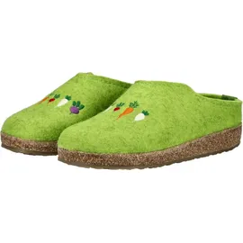 HAFLINGER Hausschuhe in Grün | Gr.: 40