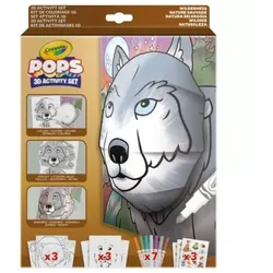 Crayola POP 3D Malbücher - Wilde Welt