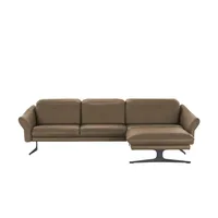 himolla Ecksofa Leder 1059 , braun , Maße (cm): B: 284 H: 83 T: 179.0