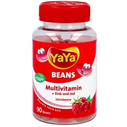 Yaya Beans Himbeere Zink und Jod Kaudragees